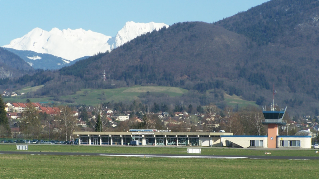 Transferts vtc vers l’Aéroport Annecy Mont-Blanc